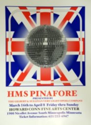 H.M.S. Pinafore 2001 Show Poster