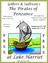 The Pirates of Penzance – Summer Concert 2011 2011 Show Poster