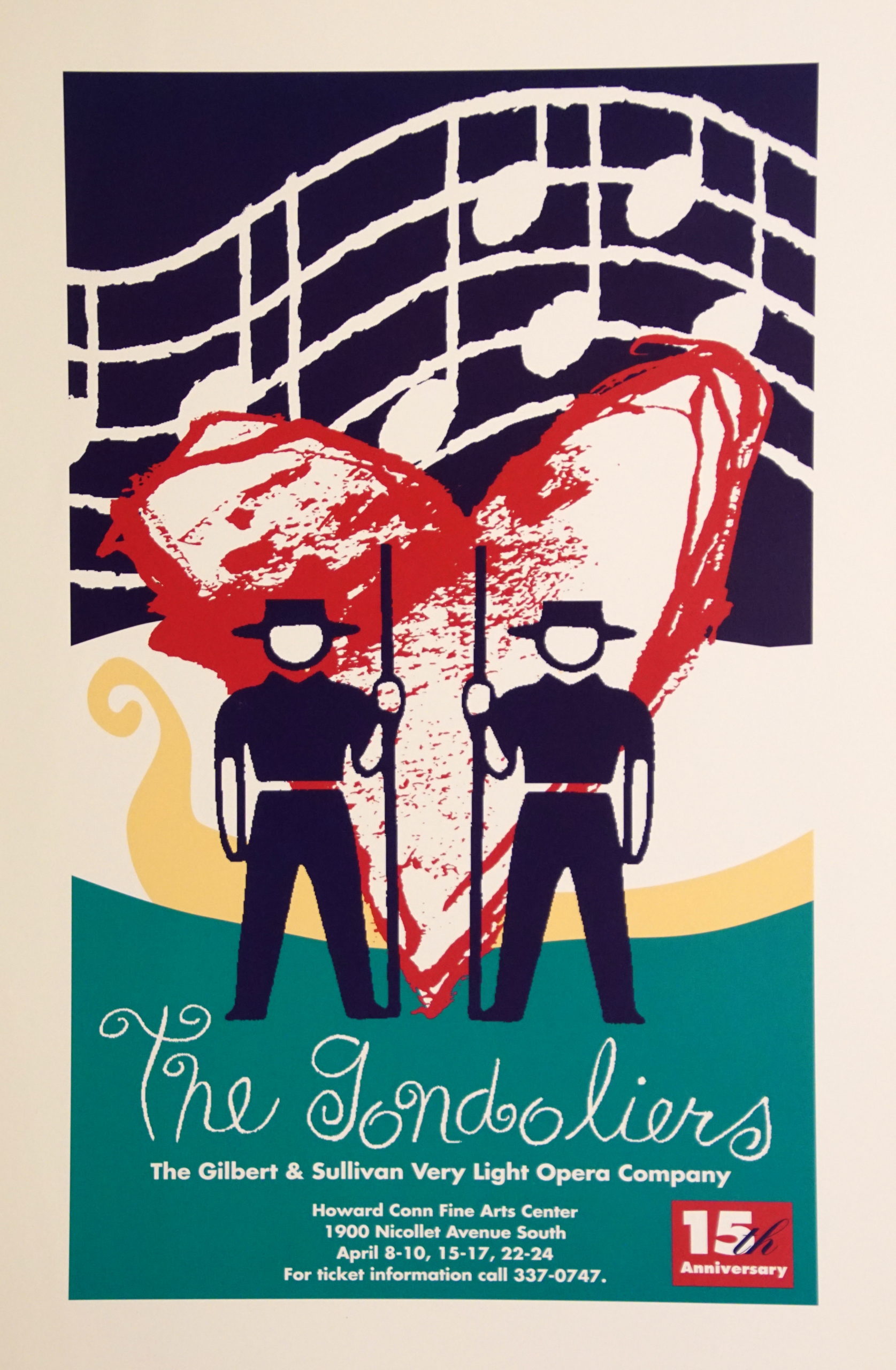 The Gondoliers 1994 Show Poster