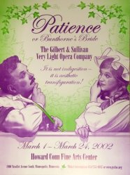 Patience 2002 Show Poster