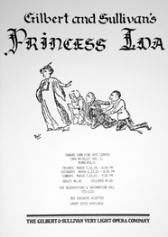 Princess Ida 1982 Show Poster