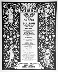Patience 1980 Show Poster
