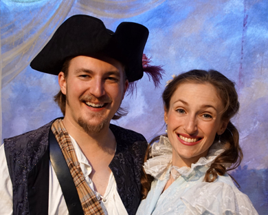 Seth Tychon Steidl as Frederic and Anna Maher as Mabel